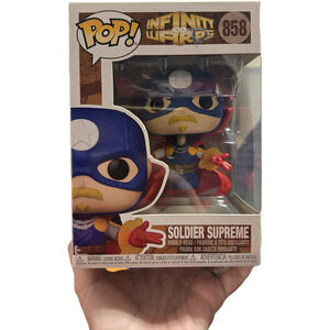 Funko Pop! Marvel Infinity Warps Soldier Supreme #858 Vinyl Figure